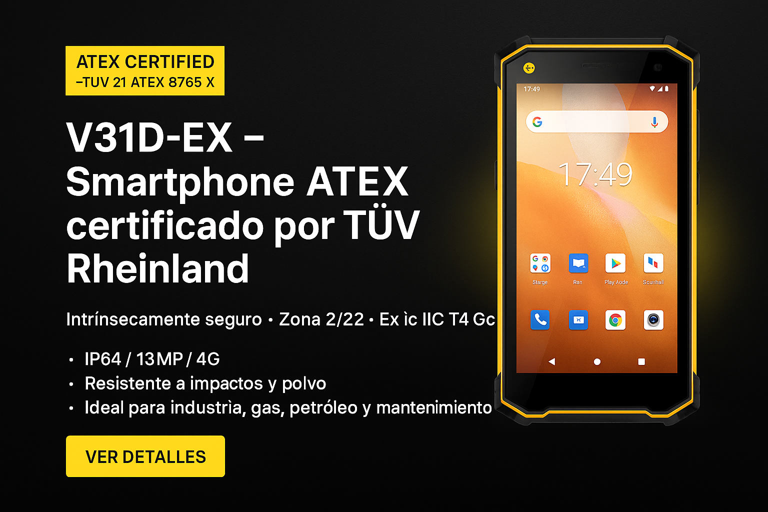 SMARTPHONE ATEX OFERTA